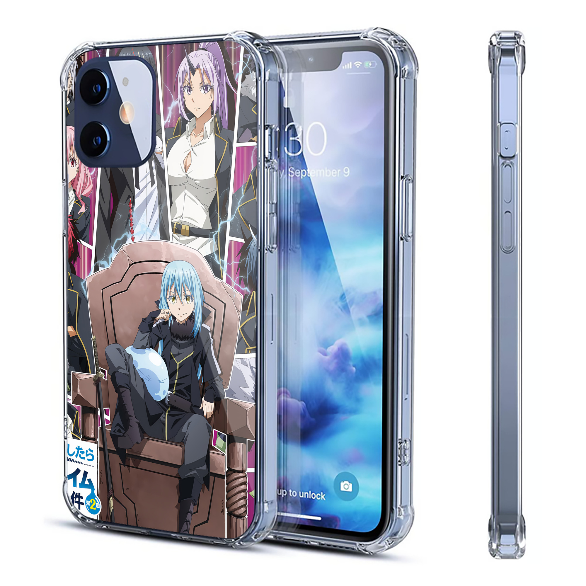 （画像用） 転スラ Regarding Reincarnated to Slime 【iPhone 12シリーズ対応】透明スマホケース（クリアソフトケース）